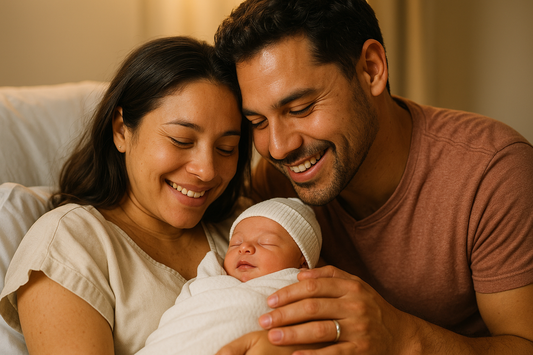 /happy-healthy-latin-parents-looking-at-their-new-born-baby